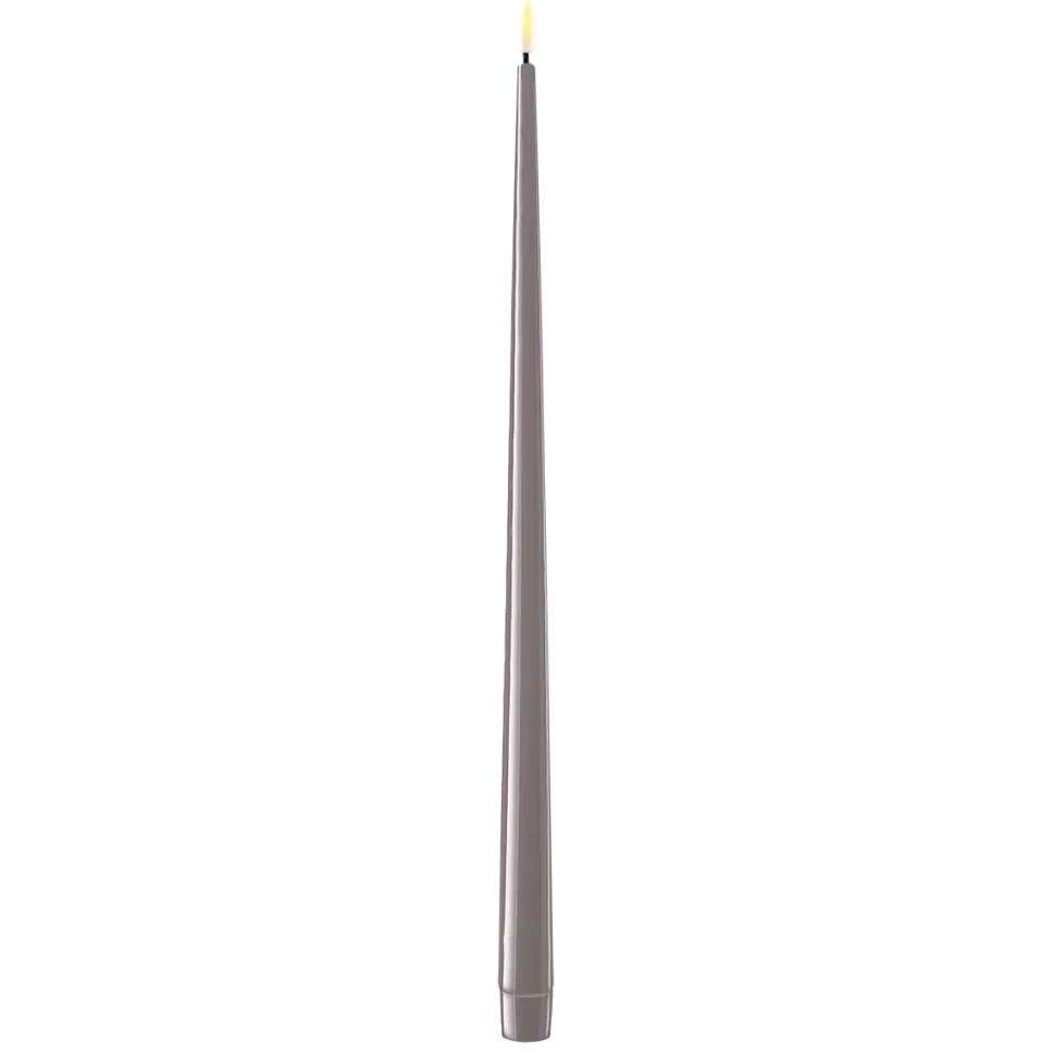 Deluxe Homeart LED Stabkerze mit Lack Real Flame 2er Set