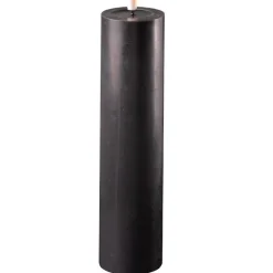 Deluxe Homeart LED Stumpenkerze Real Flame schwarz
