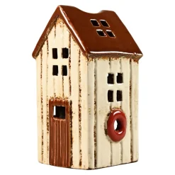Det Gamle Apotek Lichthaus Keramikhaus Strandhütte beige