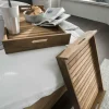 Faktorei Teakholz Tablett-Set 2-tlg