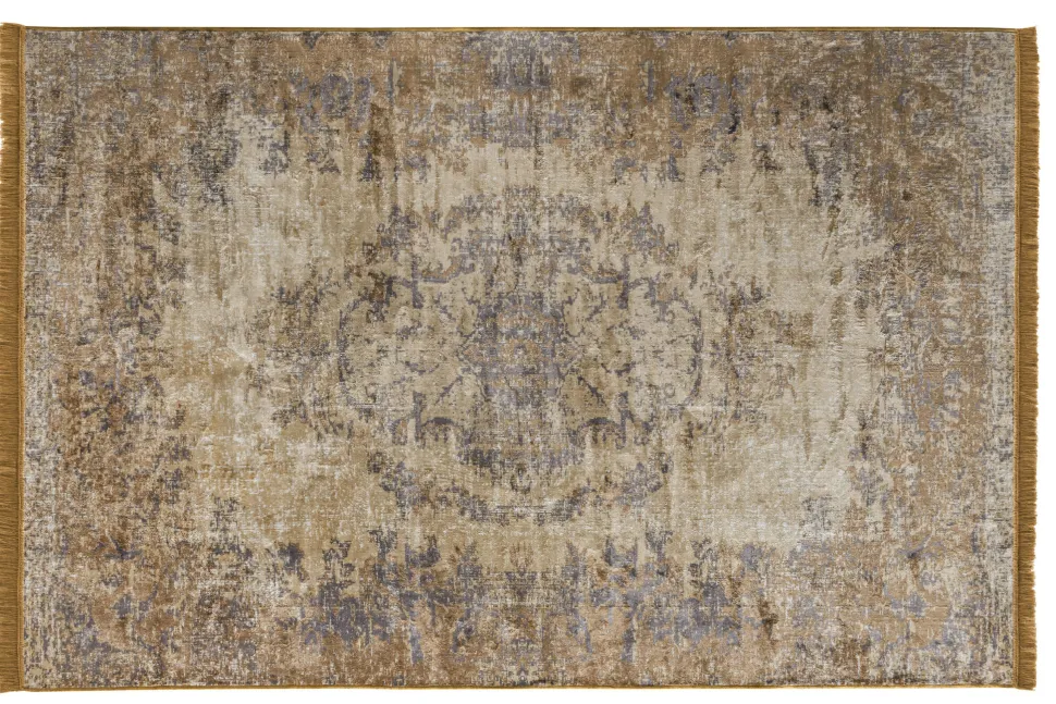 Faktorei Vintage-Teppich VAN DYCK mit Fransen