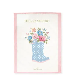 GreenGate Geschirrtuch Pieceprinted Josefina Summer White