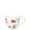 GreenGate Mug Xmas Letter white