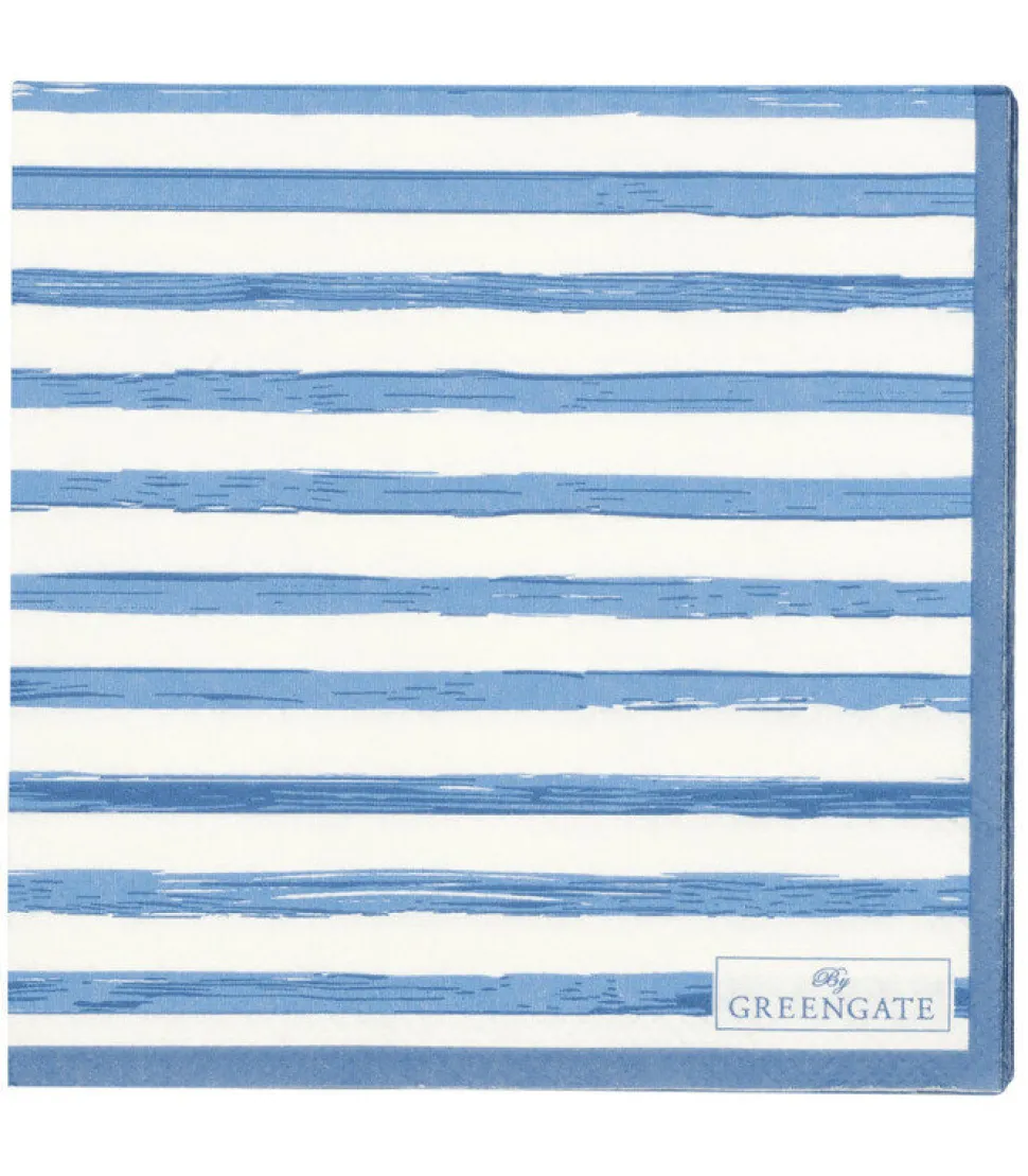 GreenGate Papierservietten Sally Blue Klein