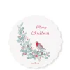 GreenGate Porzellan Untersetzer rund Leonora Merry Christmas