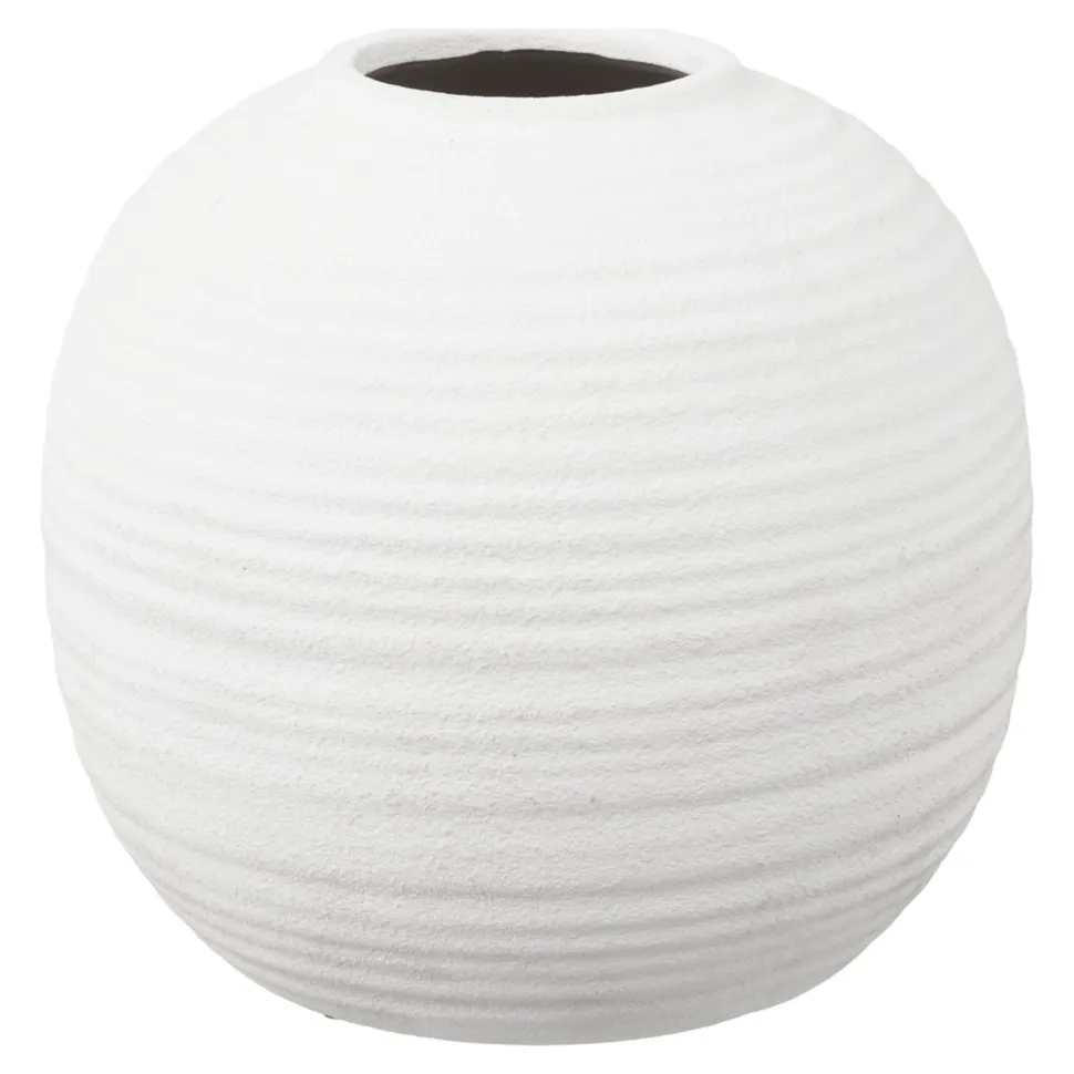 House Nordic Große Bodenvase Weiß