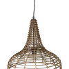 HSM Collection Pendelleuchte Rattan Natur