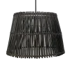 HSM Collection Pendelleuchte Rattan Black Wash