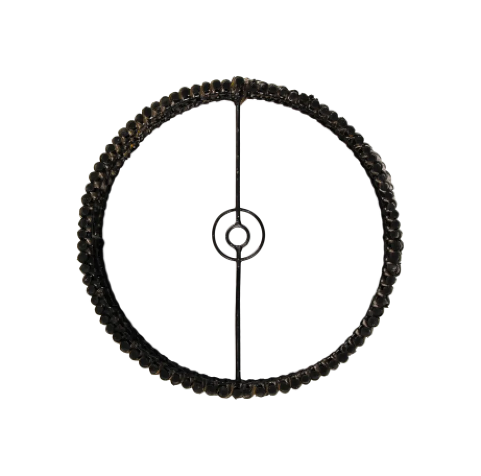 HSM Collection Pendelleuchte Rattan Black Wash