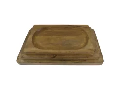 HSM Collection Servierbretter Natural Mangoholz 3er-Set