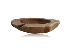 HSM Collection Teakholz Obstschale Bienenwachs behandelt