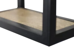 HSM Collection Wandregal Levels aus Mangoholz und Eisen