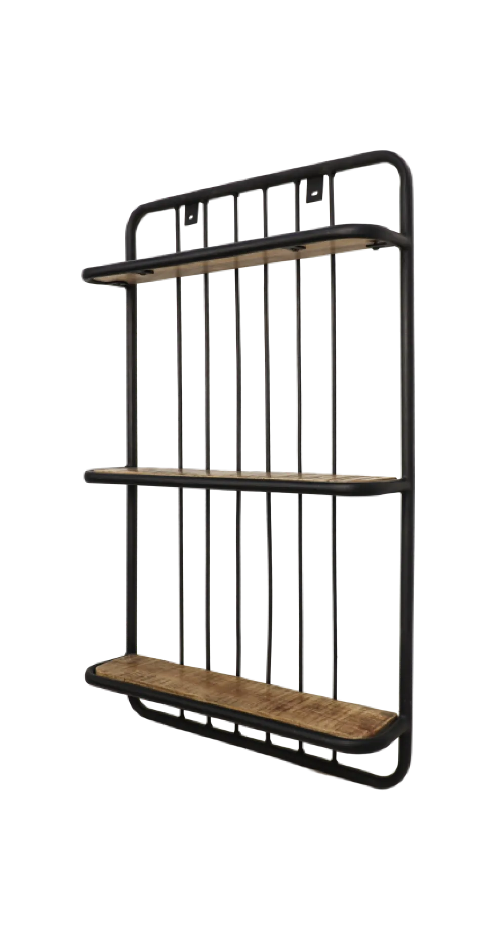 HSM Collection Wandregal Mangoholz/Eisen