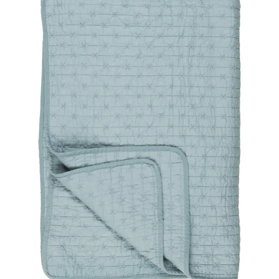 IB Laursen Baumwoll-Quilt mit Kreuzstichen