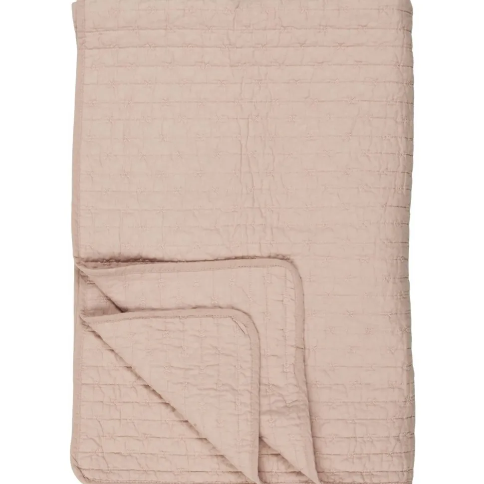 IB Laursen Baumwoll-Quilt mit Kreuzstichen