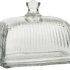 IB Laursen Butterbox aus Glas mit Rillen