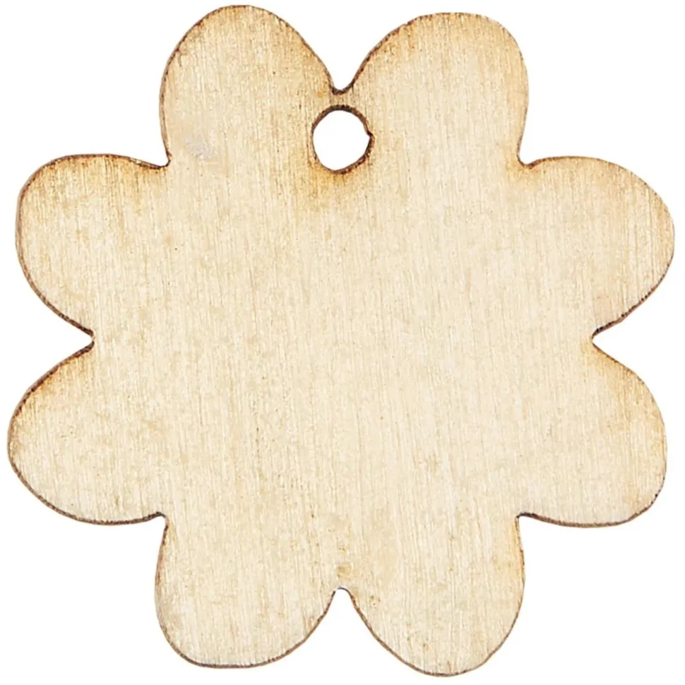 IB Laursen Geschenkanhänger aus Holz Blume