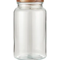 IB Laursen Glas Behälter mit Holzdeckel