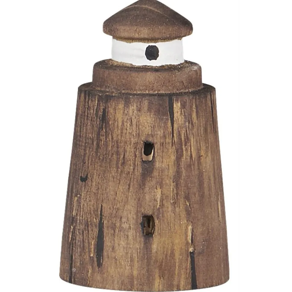IB Laursen Holz Leuchtturm Deko Nautico