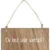 IB Laursen Holzschild Du bist sehr wertvoll