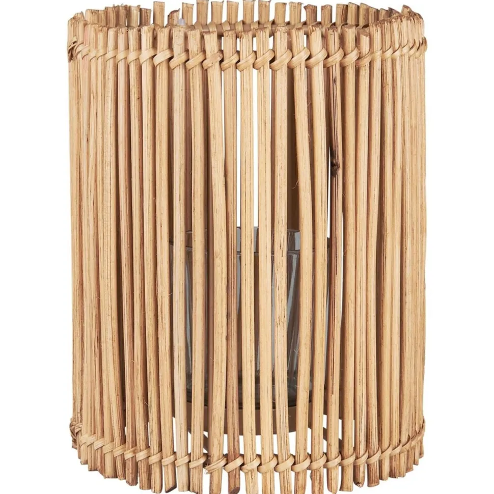 IB Laursen Hurricane Windlicht Cane mit Glaseinsatz