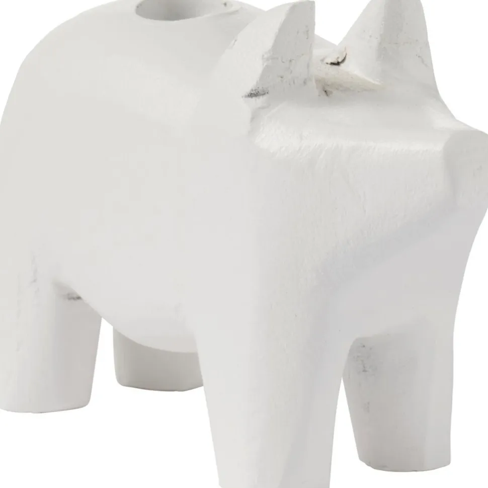 IB Laursen Kerzenhalter für Dünne Kerze 1,3 cm Schwein UNIKA