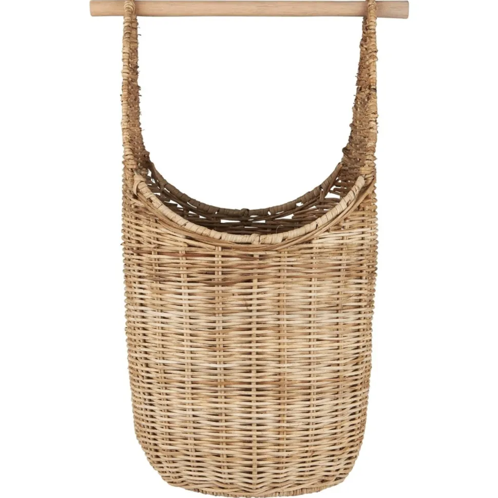 IB Laursen Korb mit Toilettenpapierhalter Rattan