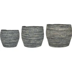 IB Laursen Korbset aus Mais Blau