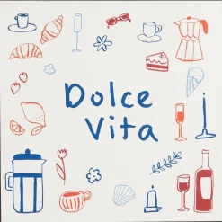 IB Laursen Metallschild Dolce Vita