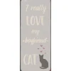 IB Laursen Metallschild I really love my cat