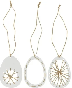 IB Laursen Osterei mit Schnur 3er Set