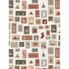 IB Laursen Papierrolle Weihnachtsbriefmarken