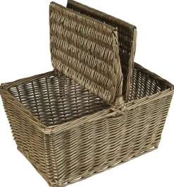 IB Laursen Picknickkorb mit Deckel und Henkel