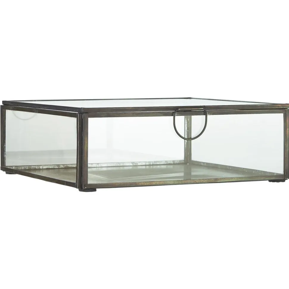 IB Laursen Quadratische Glasbox mit Deckel