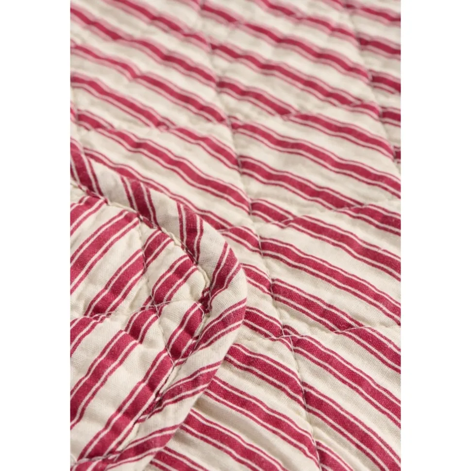 IB Laursen Quilt aus Baumwolle mit Streifen