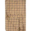 IB Laursen Quilt mit braunem Karomuster