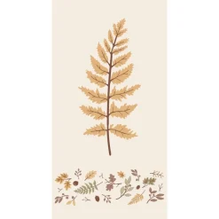 IB Laursen Serviette mit Blattsilhouette 16 Stck