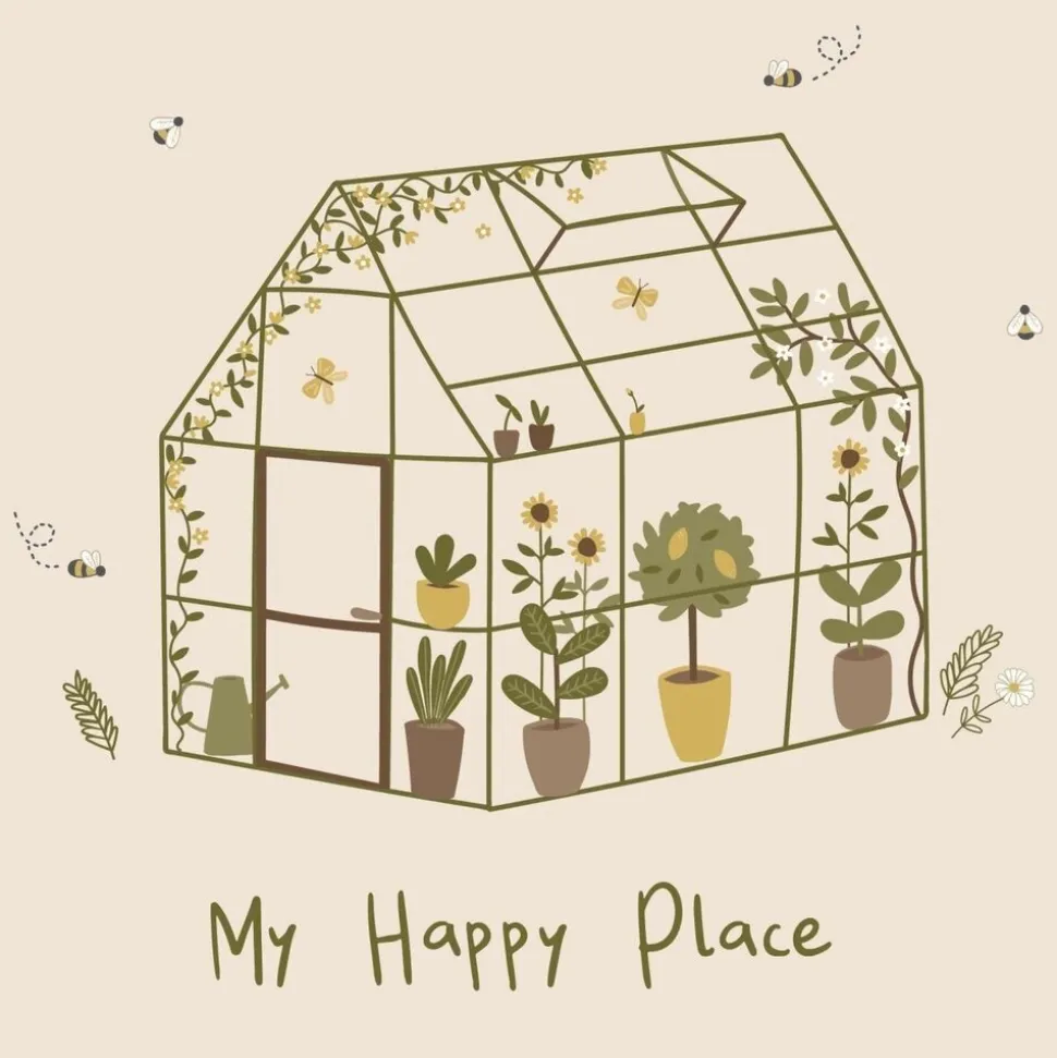 IB Laursen Serviette My Happy Place
