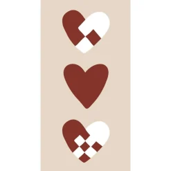 IB Laursen Serviette Weihnachtsherzen 16 Stck