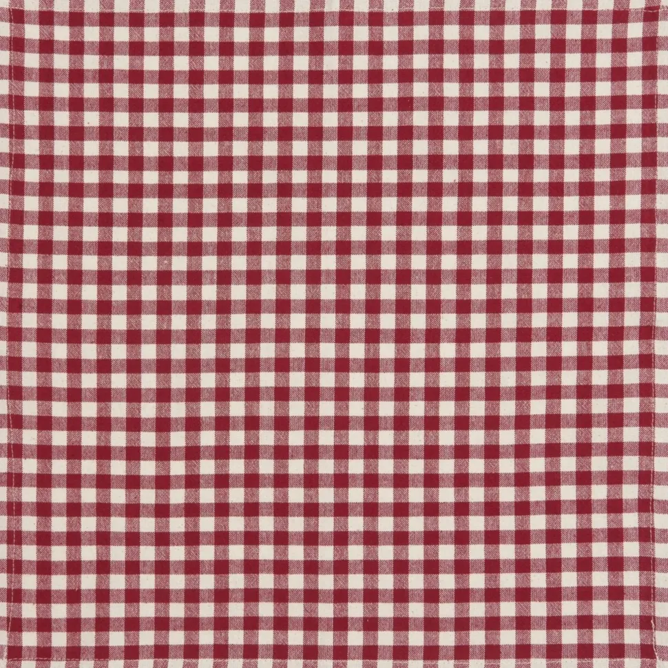 IB Laursen Stoffserviette mit naturfarbigen Karos