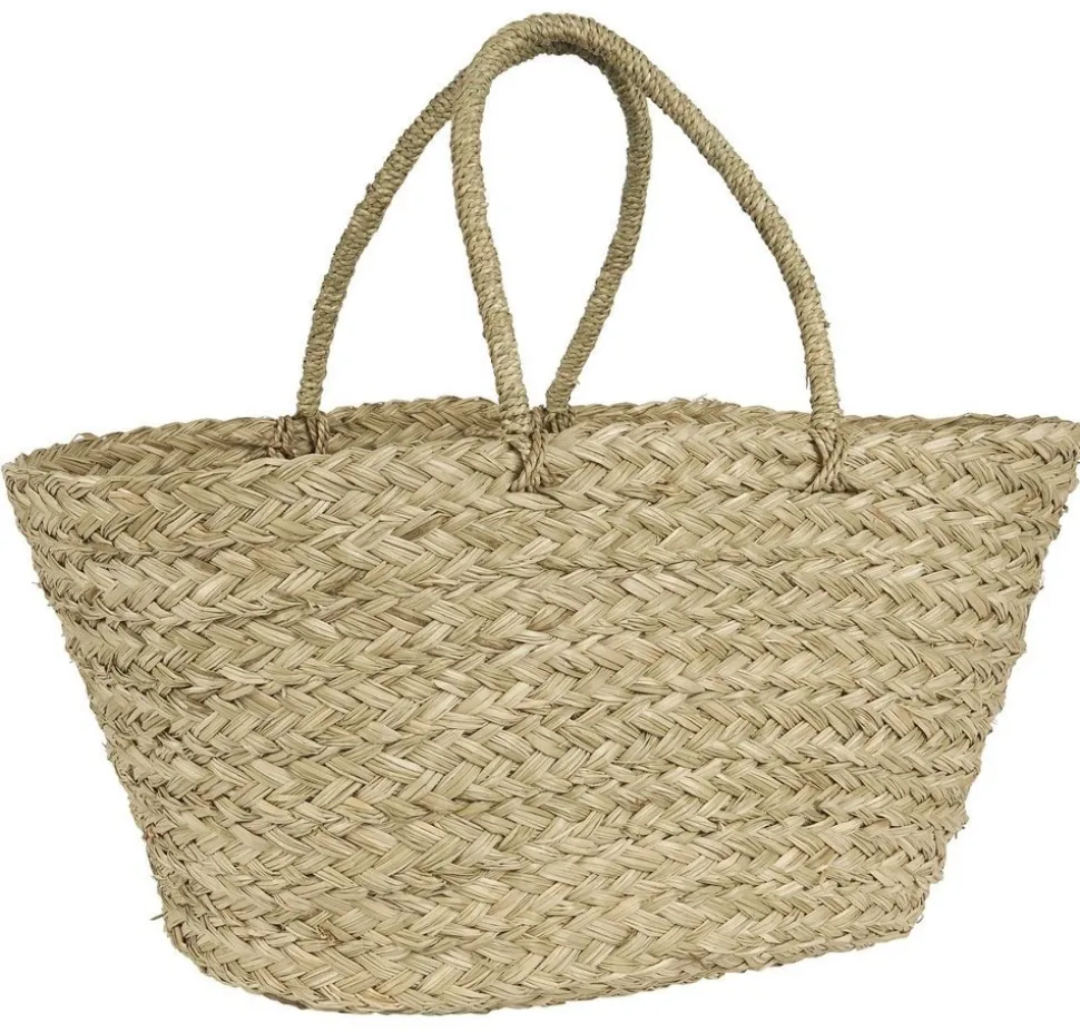 IB Laursen Strandtasche Seegras konisch