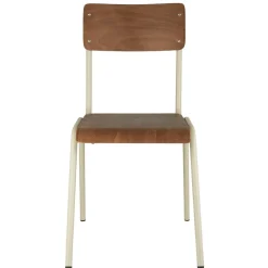 IB Laursen Stuhl aus Holz und Metall