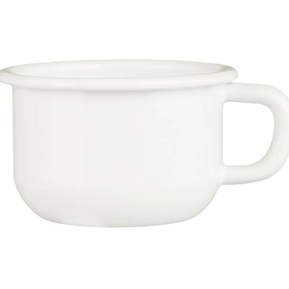IB Laursen Tasse Emaille flach