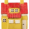 IB Laursen Teelicht Haus My Home Town gelb