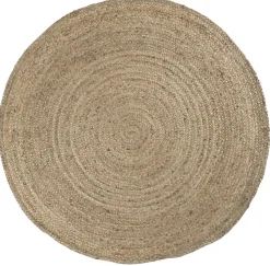 IB Laursen Teppich rund natur Jute
