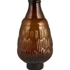 IB Laursen Vase mit schrägem Hals und kleinem Fuß mundgeblasen
