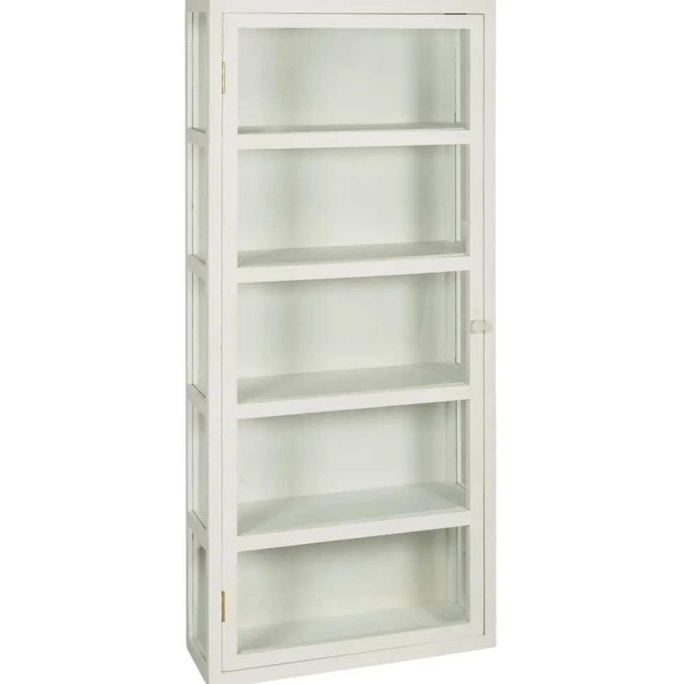 IB Laursen Wandschrank Gilleleje mit 5 Ablagen und 3 Glasseiten