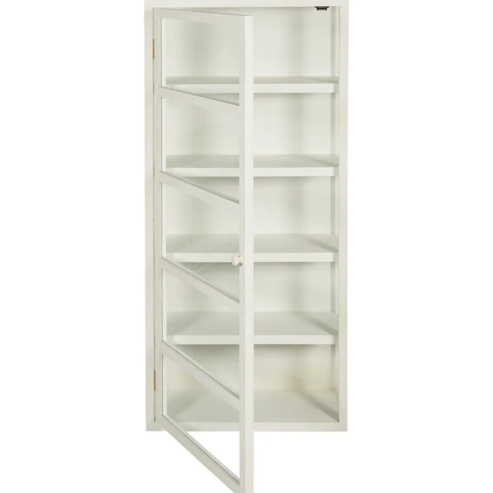 IB Laursen Wandschrank Gilleleje mit 5 Ablagen und 3 Glasseiten