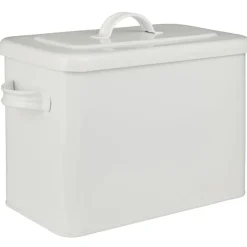 IB Laursen Weiße Metall Box mit Deckel