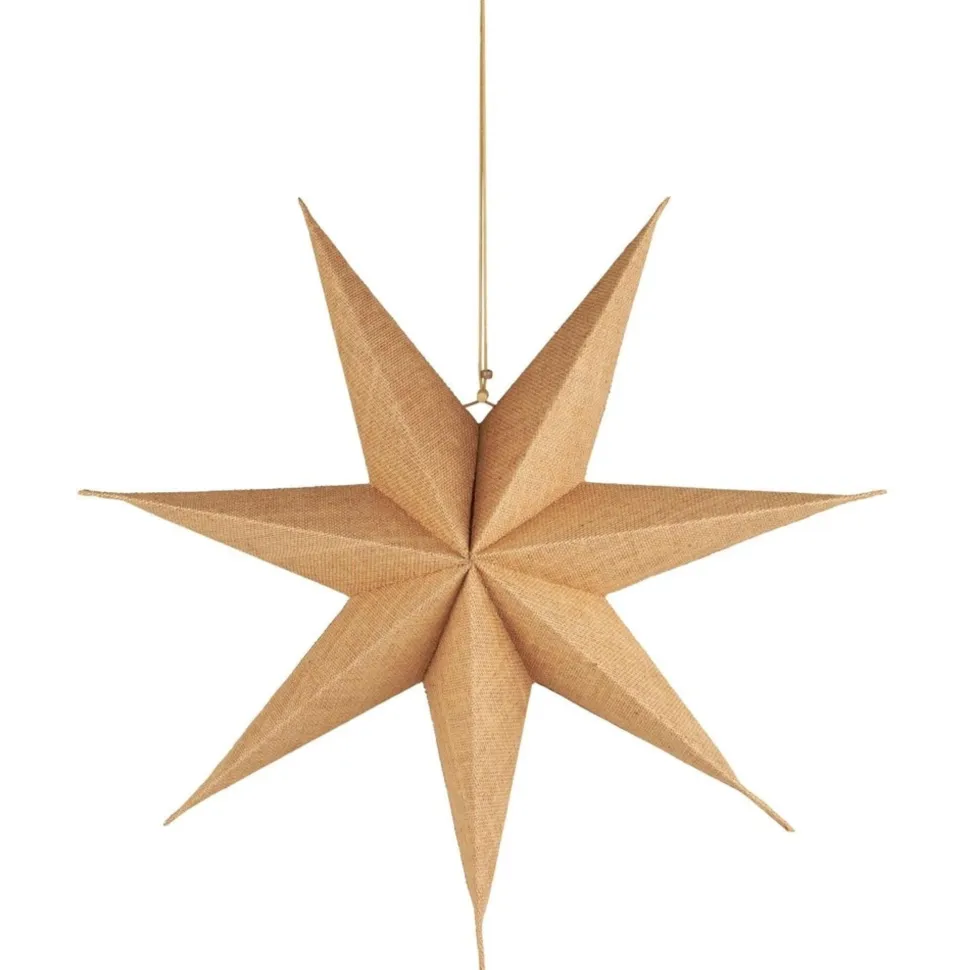 IB Laursen Weihnachtsdeko Stern Stella aus Jute